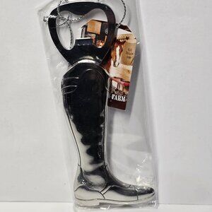 Brand New Blue Stallion Farm Cowboy Boot Bottle Opener